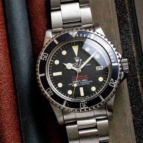 rolex 1665 single red|vintage sea dweller.